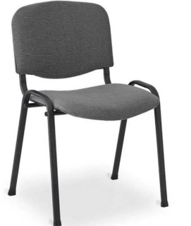 Praktická zasadacia stolička, Dora D5 sivá