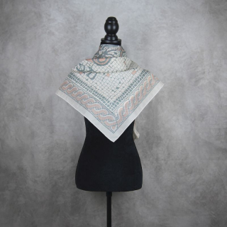 Hodvábna šatka LOSOSOVÁ MEDÚZA, 85 x 85cm