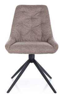 Jedálenská stolička do moderných interiérov, čierna/béžová 34