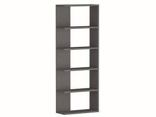 Moderný policový regál, antracyt