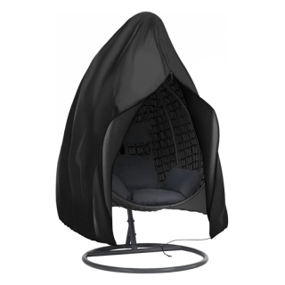 Ochranný obal na závesné kreslo, čierny