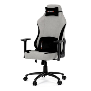 Herné kreslo, strieborná látka, hojdací mechanizmus