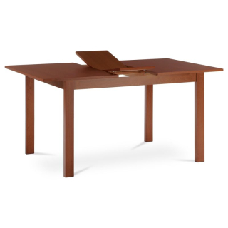 Stôl rozkladací drevený vo farbe čerešňa, 120+30