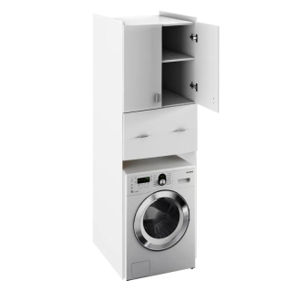 Hlboká skrinka nad práčku, biela