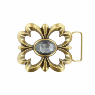 Dizajnová kovová pracka FLOWER, 40mm