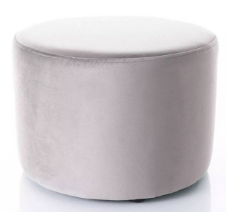 Dizajnová taburetka 43, sivá bluvel 13