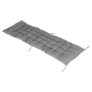 Vankúš na záhradné lehátko, sivý