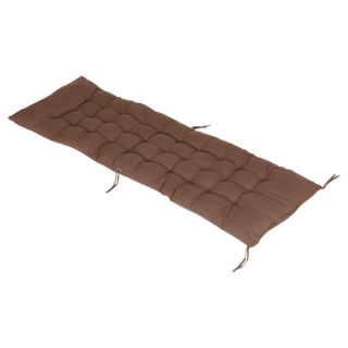 Vankúš na záhradné lehátko, hnedý