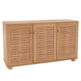 Botník trojdverový, MDF laminovaná, natural