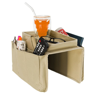 Organizér na pohovku, béžová