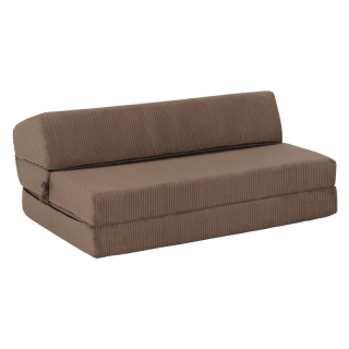 Skladací matrac do tvaru dvojkresla, béžová