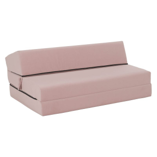 Skladací matrac do tvaru dvojkresla, ružová