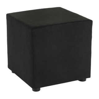 Praktický taburet, látka Alova čierna