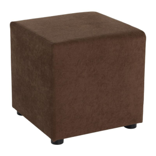 Praktický taburet, látka Alova hnedá