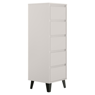 Komoda 5S40, 5x šuplík, kašmír