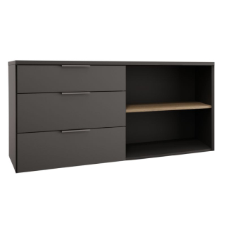 Kancelárska komoda ADP05, antracit-dub cremona
