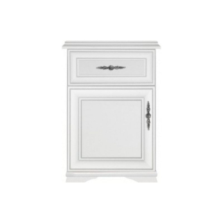 Komoda KOM1D1SL/P 1-dverová s jednou zásuvkou, alpská biela