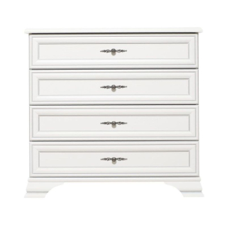 Komoda KOM4S 4-zásuvková, alpská biela