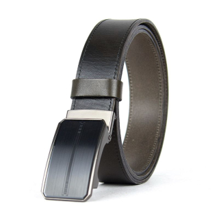 Luxusný kožený opasok s brzdou, šírka 3.5cm – STREAK, olivová