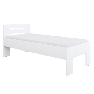 Posteľ z laminovanej DTD, 90x200, biela