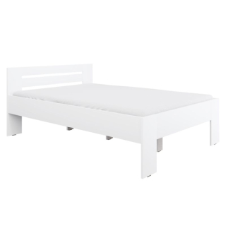 Posteľ z laminovanej DTD, 140x200, biela