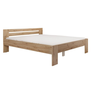 Posteľ z laminovanej DTD, 180x200, dub artisan