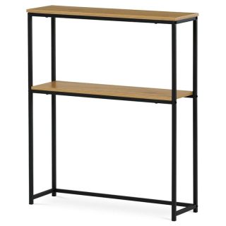 Konzolový stolík s policou, dekor divoký dub