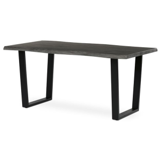 Stôl jedálenský 160x90, MDF doska dekor sivý dub, nohy v tvare U