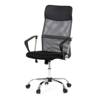 Jednoduchá kancelárska stolička sivej farby