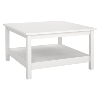 Jednoduchý konferenčný stolík, biely