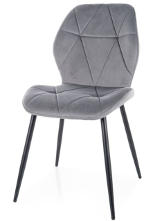 Ergonomická stolička do kuchyne, čierna-sivá bluvel 14
