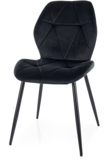 Ergonomická stolička do kuchyne, čierna-čierna bluvel 19