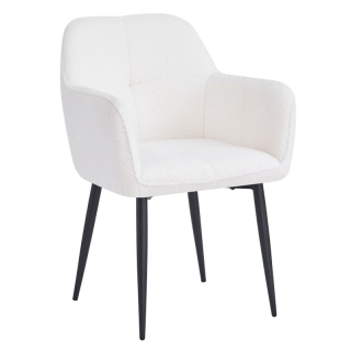 Pohodlné a štýlové dizajnové kreslo, biele