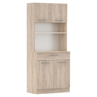 Štvordverový kredenec, dub sonoma