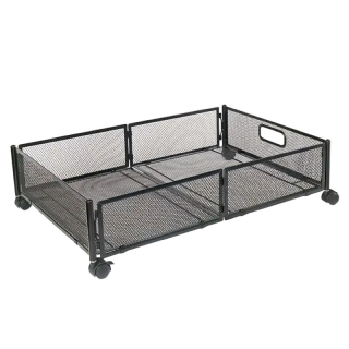 Organizér pod posteľ s kolieskami čierny, 60x40