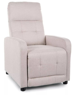 Polohovacie elegantné kreslo, svetlobéžová brego 22