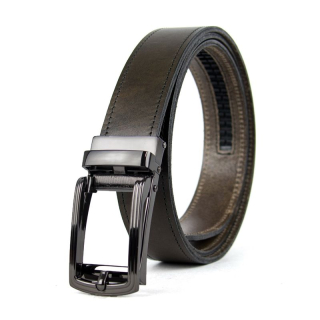 Opasok z pravej kože s automatickou prackou STRINGER - Olivová