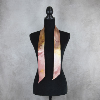 Hodvábna šatka Twilly LIMITED_042 – Ručne vyrábaná