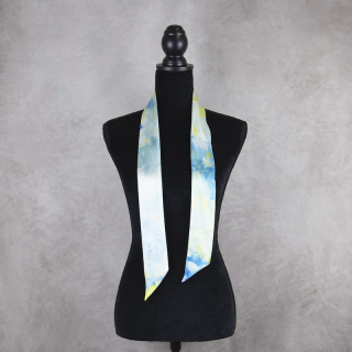 Hodvábna šatka Twilly LIMITED_021 – Ručne vyrábaná