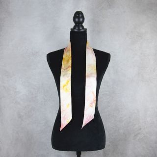 Hodvábna šatka Twilly LIMITED_005 – Ručne vyrábaná