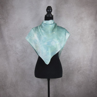 Hodvábna šatka LIMITED_267 – Ručne vyrábaná na Slovensku, 90 × 90 cm