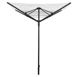 Záhradný sušiak na bielizeň, čierna, 45 m