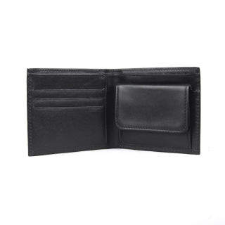 Luxusná peňaženka z pravej kože v čiernej farbe