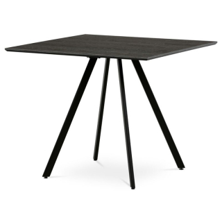 Jedálenský stôl so štvorcovou doskou, šedý dub