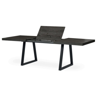 Jedálenský stôl rozkladací, 160-240 cm, sivý dub