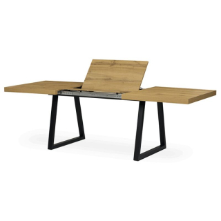 Jedálenský stôl rozkladací, 160-240 cm, dub