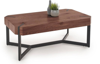 Konferenčný stolík 110, čierna-dub zlatý