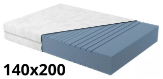Matrac penový 140x200, IVANA DE LUXE Blanar