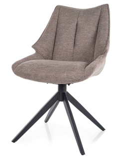 Moderná jedálenská stolička čierny mat – béžová 34