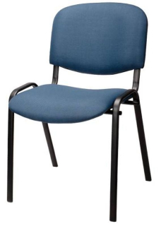 Konferenčná stolička v modrom prevedení